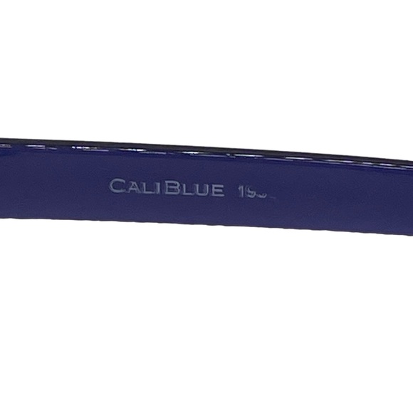 Fashion Sunglasses Deep Cobalt Blue with Pink Mirrored Lens - Picture 9 of 10